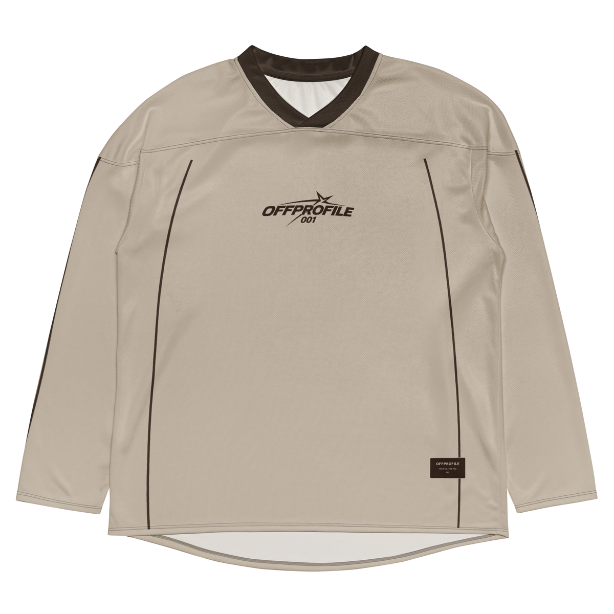Camiseta hockey reciclada OFF PROFILE, vista frontal