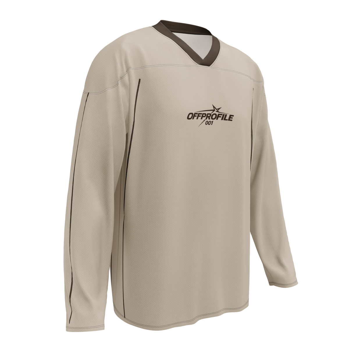 Camiseta hockey reciclada OFF PROFILE, vista frontal derecha